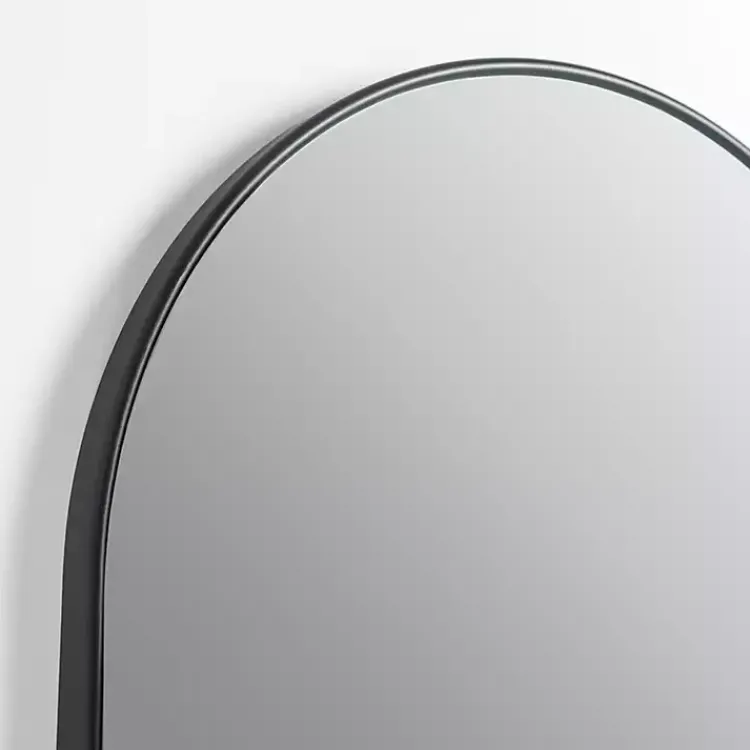 Kirklands Home Oblong Black Nouveau Linear Wall Mirror Best