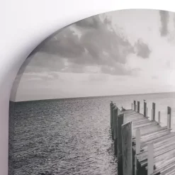 Kirklands Home Ocean Dock Arched Canvas Art Print Best