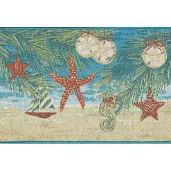 Outdoor Christmas Decorations>Kirklands Home Ocean Holiday Accent Rug, 24x34