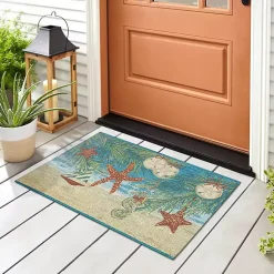 Outdoor Christmas Decorations>Kirklands Home Ocean Holiday Accent Rug, 24x34