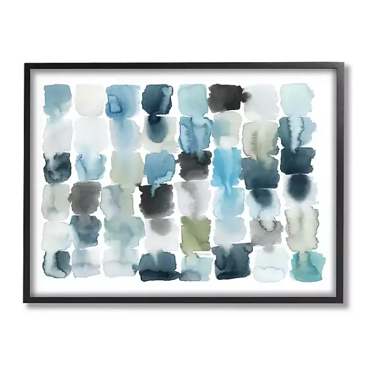 Kirklands Home Ocean Inspired Abstract Tiles Framed Art Print Best
