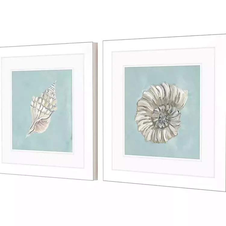 Kirklands Home Ocean Seashells I Framed Art Prints, Set of 2 Outlet