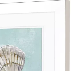 Kirklands Home Ocean Seashells II Framed Art Prints, Set of 2 New
