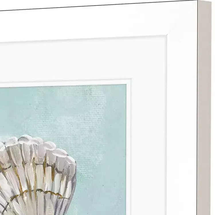 Kirklands Home Ocean Seashells II Framed Art Prints, Set of 2 New