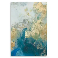 Kirklands Home Ocean Splash II Canvas Art Print Blue