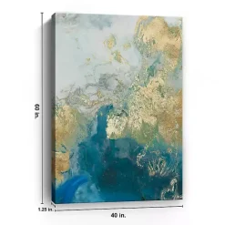Kirklands Home Ocean Splash II Canvas Art Print Blue