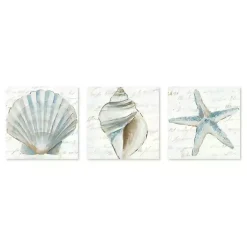 Kirklands Home Ocean Treasures Canvas Art Prints, Set of 3 Hot