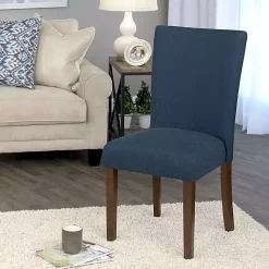 Kirklands Home Oceanside Dining Parsons Chair Blue New