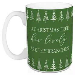 Christmas Dining & Entertaining>Kirklands Home Oh Christmas Tree Mugs, Set of 2