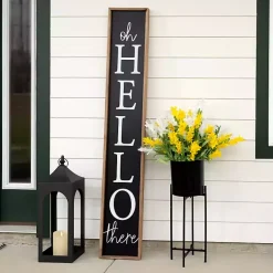 Kirklands Home Oh Hello There Porch Board