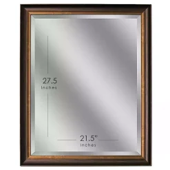 Kirklands Home Oil Rubbed Bronze Beveled Framed Wall Mirror Best