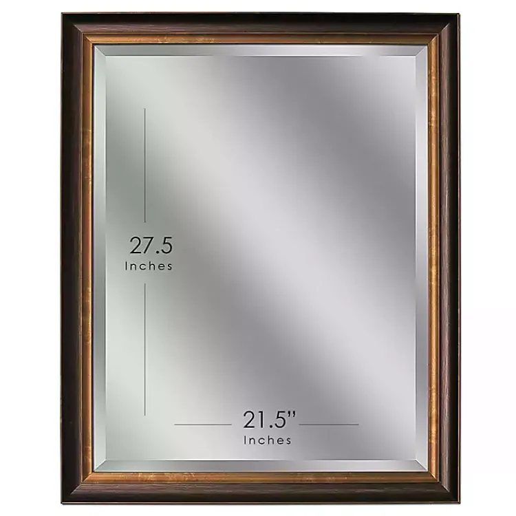 Kirklands Home Oil Rubbed Bronze Beveled Framed Wall Mirror Best