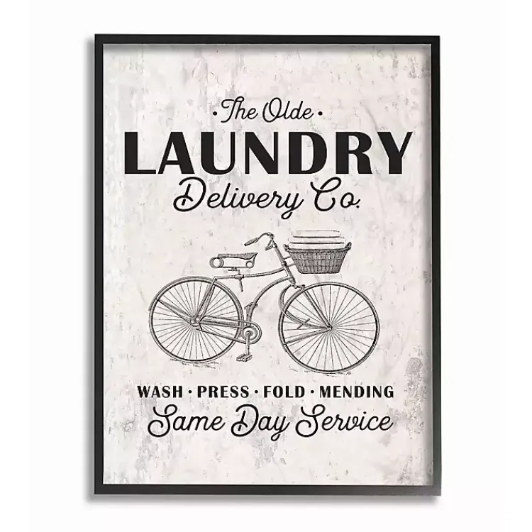 Kirklands Home Olde Laundry Delivery Co. Framed Art Print Best
