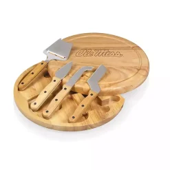 Kirklands Home Ole Miss Cheese Board and Tool Set Tan Outlet