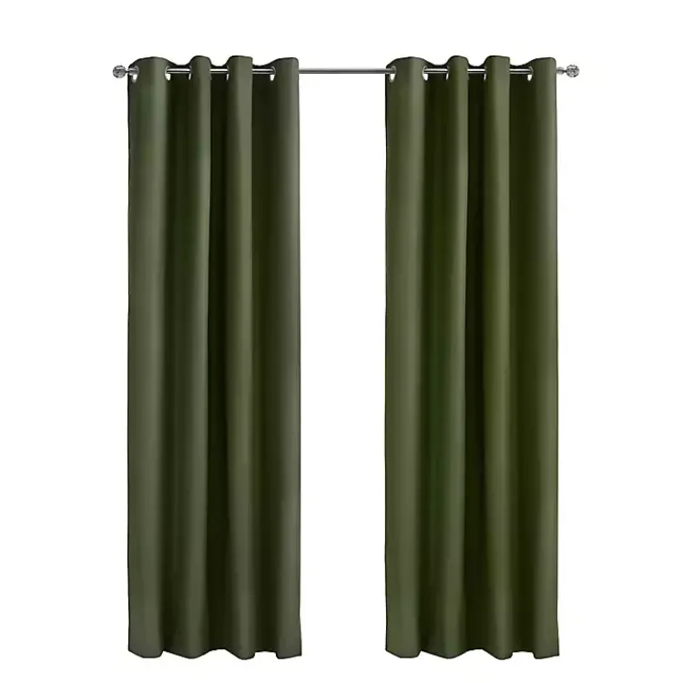 Kirklands Home Olive Alpine Blackout Curtain Panel, 108 in. Green Outlet