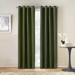 Kirklands Home Olive Alpine Blackout Curtain Panel, 84 in. Green