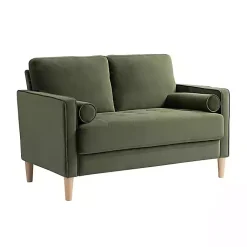 Kirklands Home Olive Chelsea Modern Loveseat Green Sale
