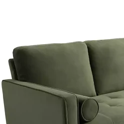 Kirklands Home Olive Chelsea Modern Loveseat Green Sale