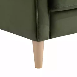 Kirklands Home Olive Chelsea Modern Loveseat Green Sale