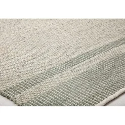 Kirklands Home Olive Striped Border Area Rug Green Discount