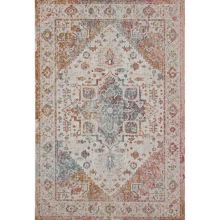 Kirklands Home Ombre at Dusk Indoor/Outdoor Area Rug, 5x7 Hot