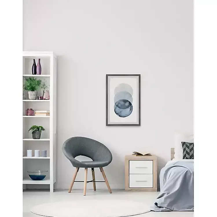Kirklands Home Ombre Overlapping Circles Giclee Framed Art Print Outlet