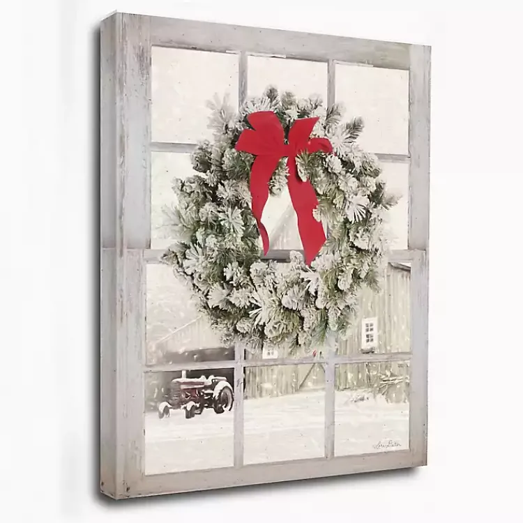 Christmas Art & Wall Decor>Kirklands Home On The Farm Window View Canvas Art Print