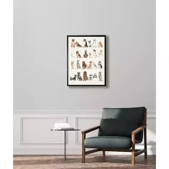 Kirklands Home One Big Happy Dog Family Framed Wall Plaque
