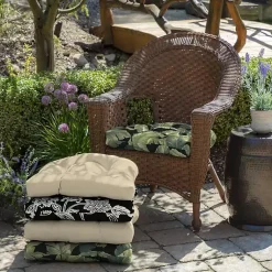 Kirklands Home Onyx Cebu 2-pc. Outdoor Wicker Chair Cushion Set
