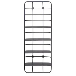 Kirklands Home Onyx Squared Iron Grid Wall Shelves Outlet