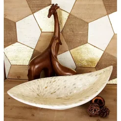 Decorative Bowls & Jars>Kirklands Home Opalescent Mussel Shell Inlay Bowl