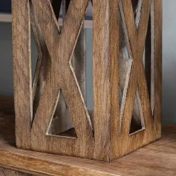 Kirklands Home Open Block Table Lamp Tan Sale