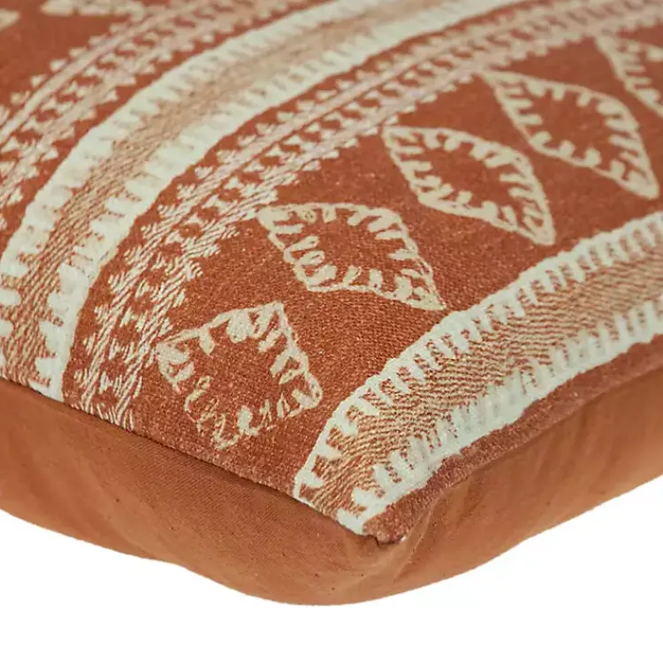 Pillows>Kirklands Home Boho Print Pillow Orange