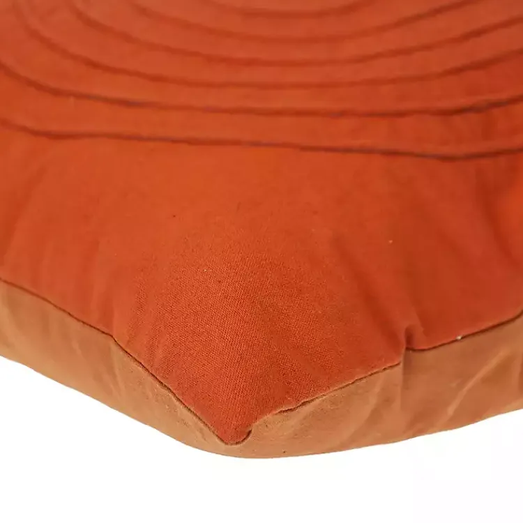 Pillows>Kirklands Home Curved Stripes Pillow Orange