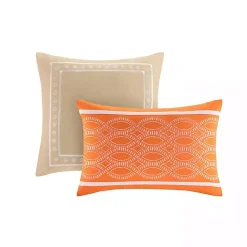 Kirklands Home Orange Damask 4-pc. Twin/Twin XL Comforter Set