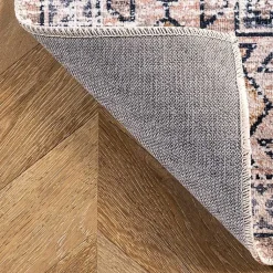 Kirklands Home Orange Global Motif Washable Runner Online