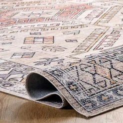 Kirklands Home Global Motif Washable Area Rug, 3x5 Orange Discount