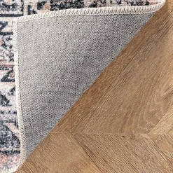 Kirklands Home Orange Global Pattern Washable Area Rug, 4x6 Sale
