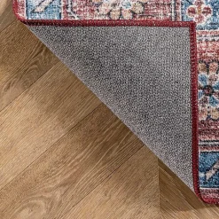 Kirklands Home Orange Medallion Washable Runner New