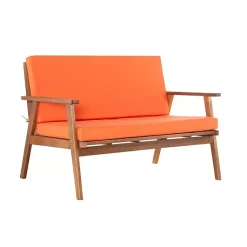 Kirklands Home 4-pc. Acacia Wood Outdoor Living Set Orange Discount