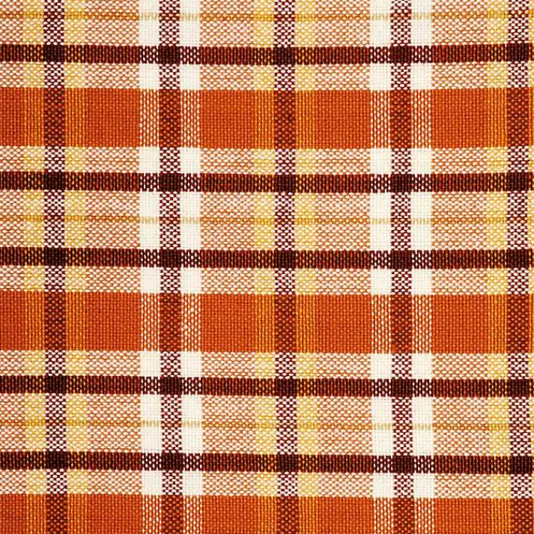 Fall>Kirklands Home Orange Plaid Turkey 3-pc. Potholder & Towel Set