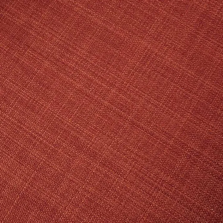 Kirklands Home Swivel Upholstered Wide Seat Accent Chair Orange Sale