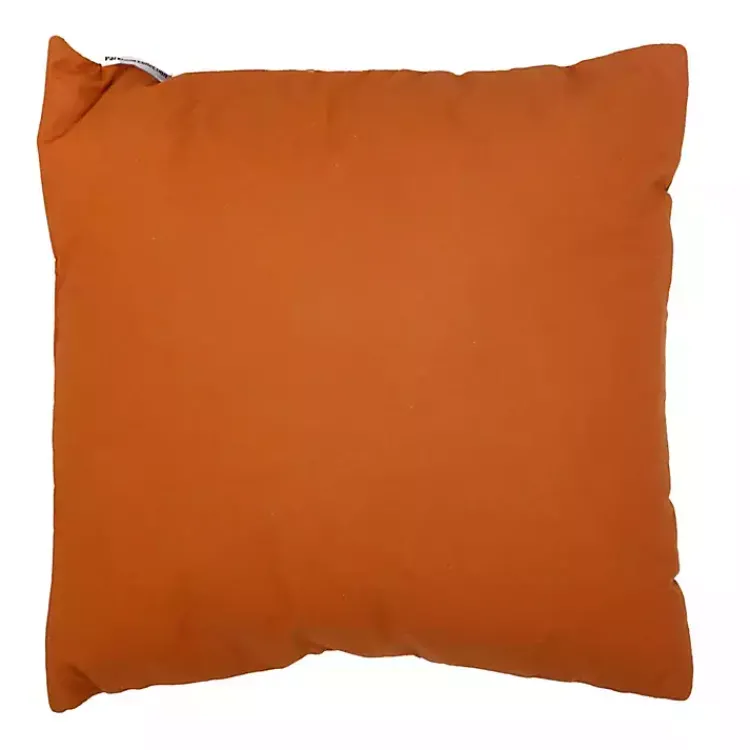 Pillows>Kirklands Home Woven Lines Pillow Orange