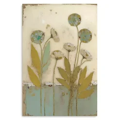 Kirklands Home Orbloom Floral Encaustic Canvas Art Print Multi Hot
