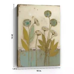 Kirklands Home Orbloom Floral Encaustic Canvas Art Print Multi Hot