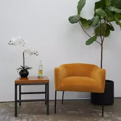 Arrangements & Greenery>Kirklands Home Orchid Arrangement in Floral Planter Black