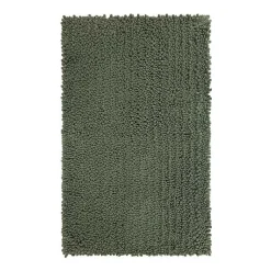 Kirklands Home Oregano Chenille Bath Mat, 60 in. Green Outlet