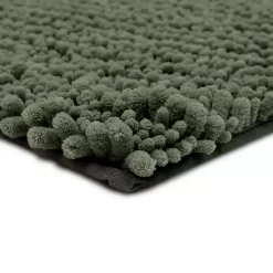 Kirklands Home Oregano Chenille Bath Mat, 60 in. Green Outlet
