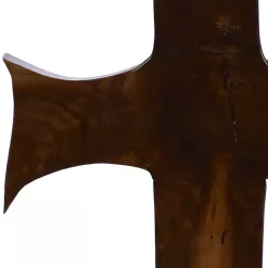Kirklands Home Organic Shape Cross Wall Plaque, 20 in. Brown Outlet