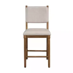 Kirklands Home Oslo Cream Upholstered Counter Stools, Set of 2 Ivory Outlet